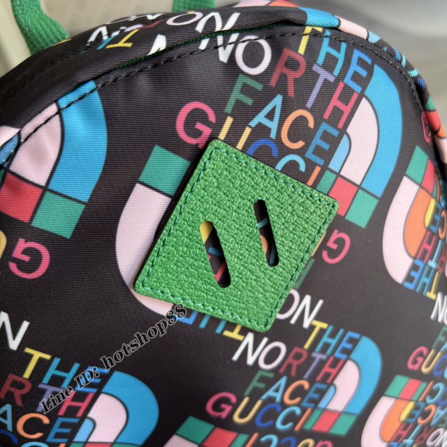 Gucci專櫃2022新款女士雙肩包 古馳The North Face x Gucci聯名系列背包650288 gqy4280